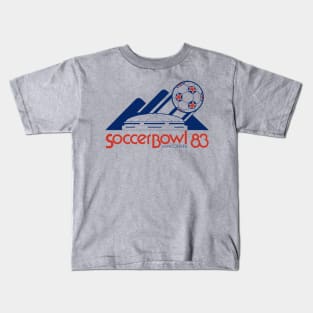 Retro Soccer Bowl Kids T-Shirt